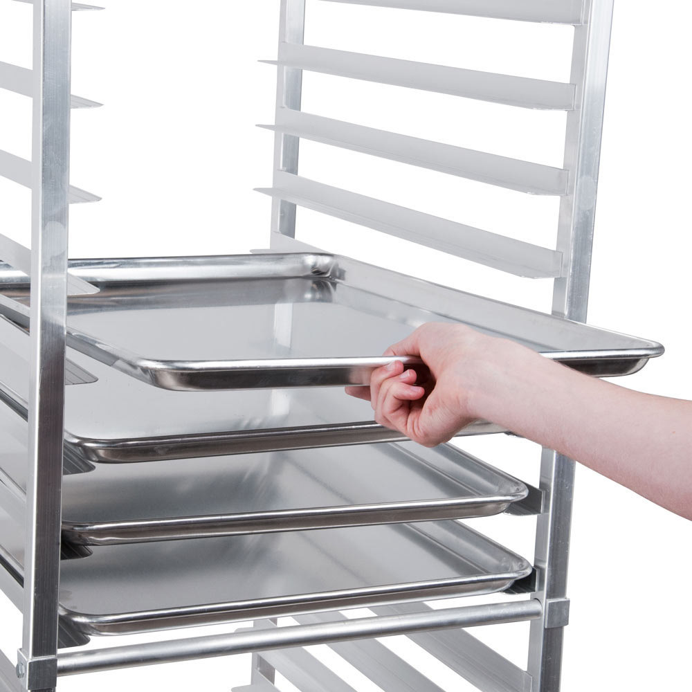 20 Pan End Load Bun Commercial Dough Baking Full Sheet Pizza Bakers Speed Rack
