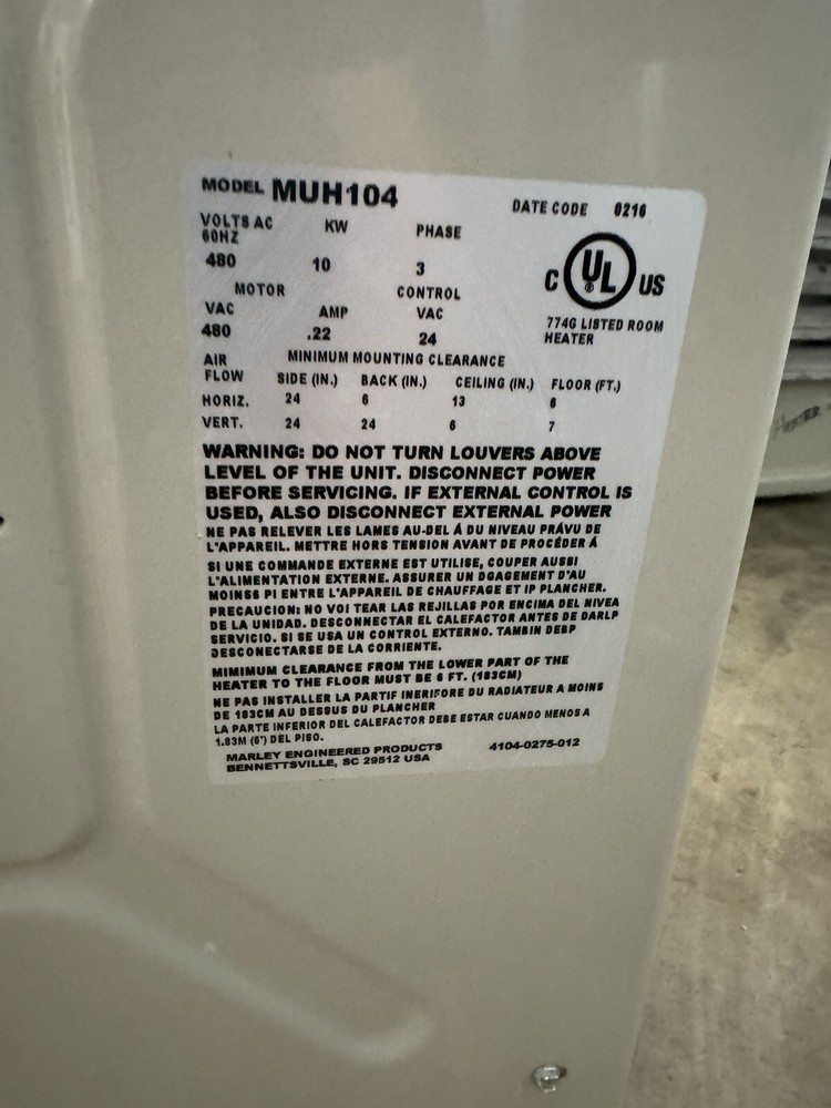 Electric Unit Heater