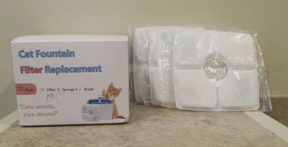 Cat Fountain Filter Replacement Set 20 Pcs Set - NIB
