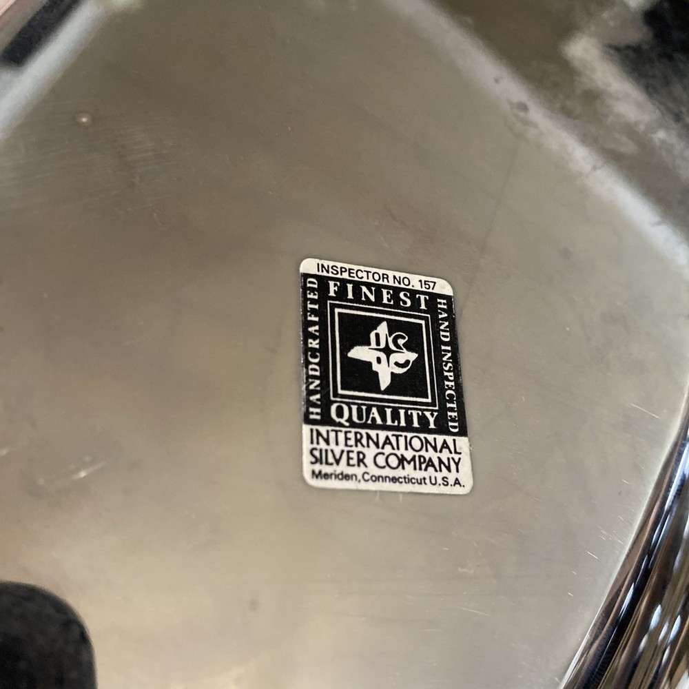 International Silver Co. Roped platter