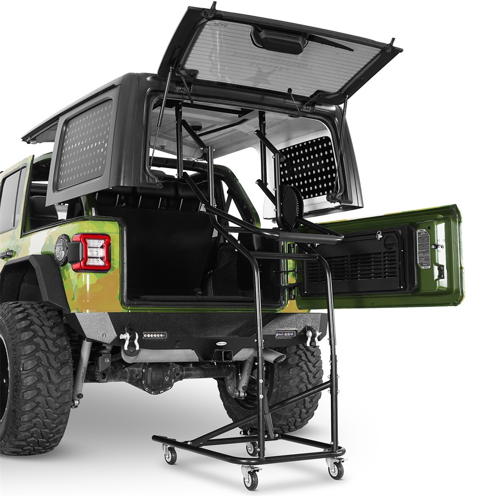 Hardtop Removal Tool Movable Holder Lift Cart Rack For Jeep TJ JK JL Ford Bronco