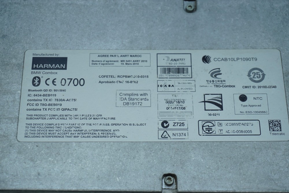 2012 - 2015 BMW 750Li GPS NAVIGATION CONTROL MODULE OEM