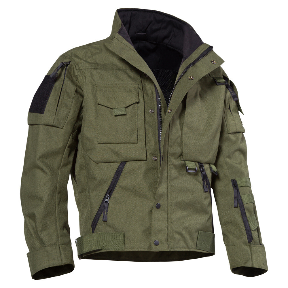 Waterproof Men's Tactical Jacket Military Windproof Multi Pocket Hard Shell Coat