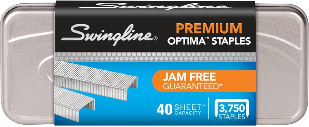 Swingline Staples 1/4", 3750/Box, Optima