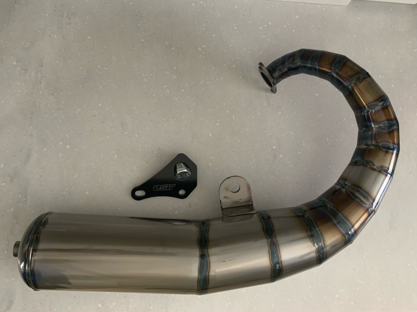 RACING PIPE HONDA DIO AF18 AF25 AF28 90CC 110C 125CC STAINLESS STEEL (USA SELLER