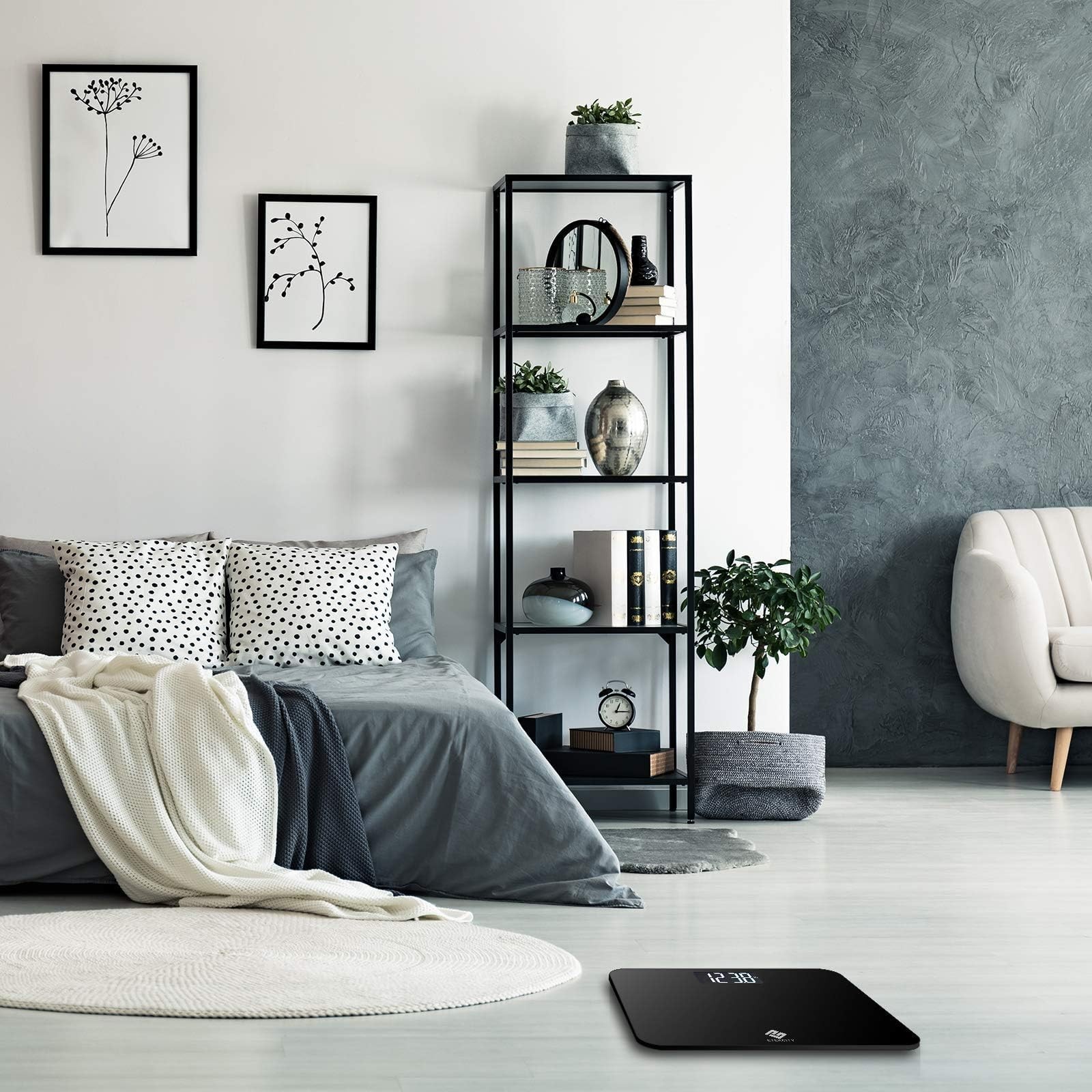 Etekcity Digital Bathroom Scale Extra-Wide High Capacity 440 lb