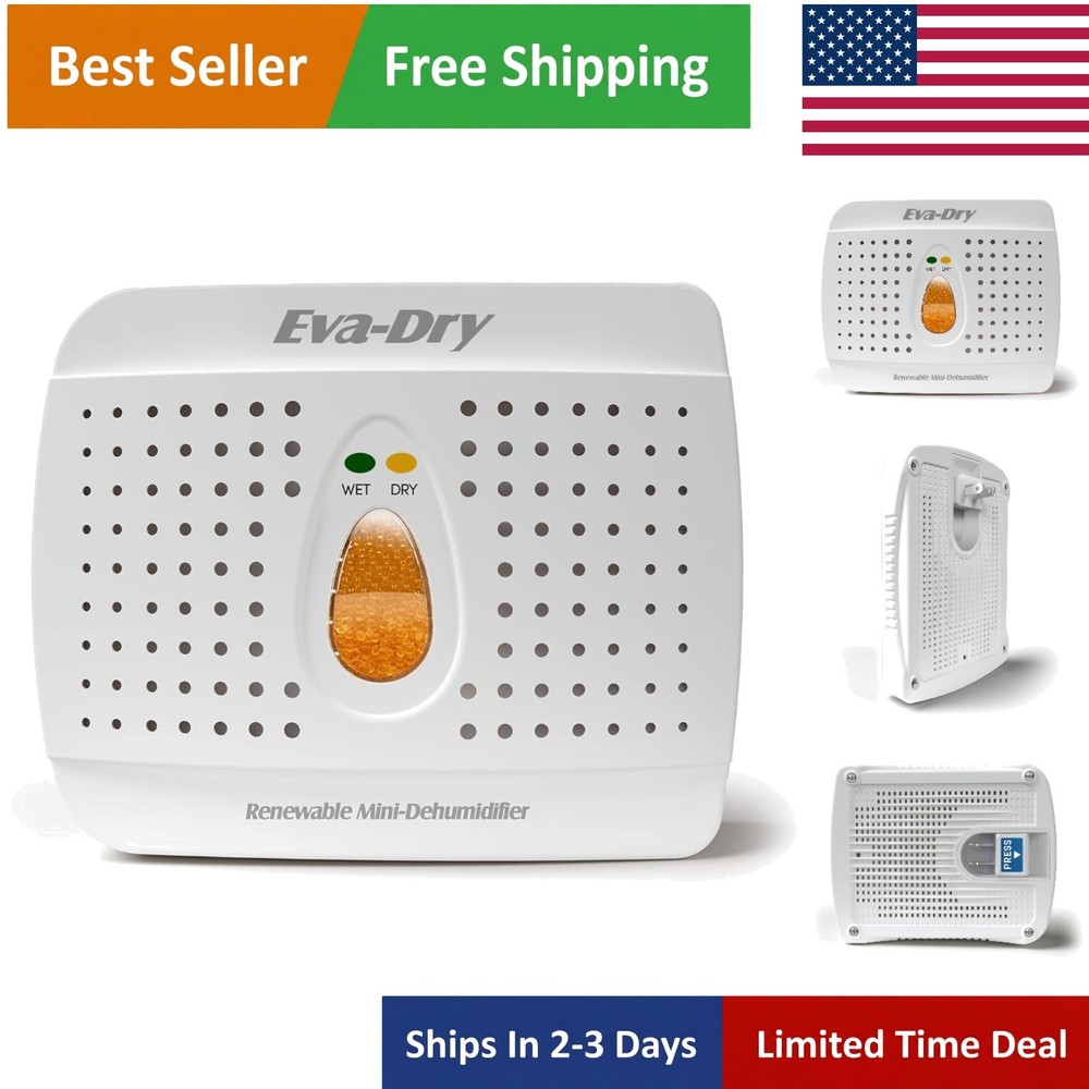 Wireless Mini Dehumidifier - Ultimate Solution for 333 sq ft Spaces, White Sand