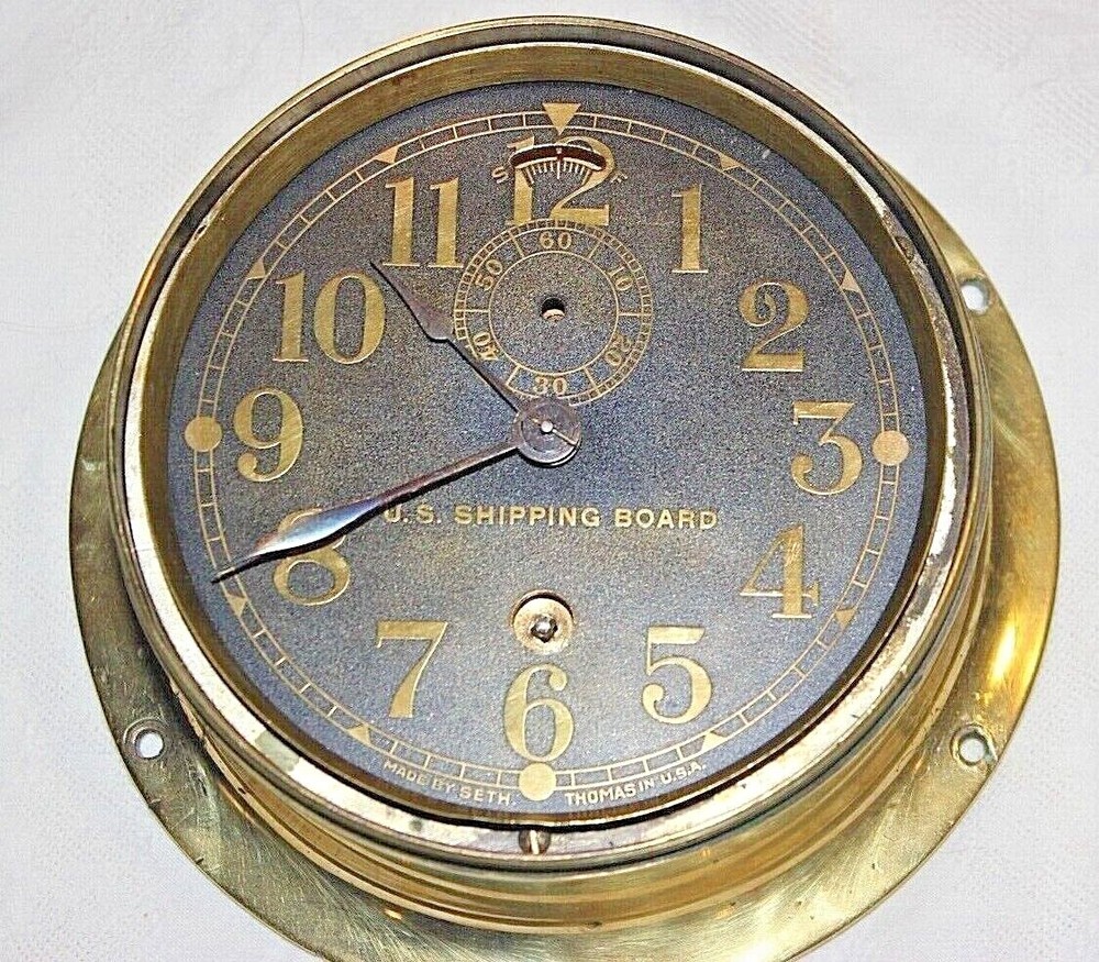 Seth Thomas U.S. Shipping Board Clock Circa 1930's