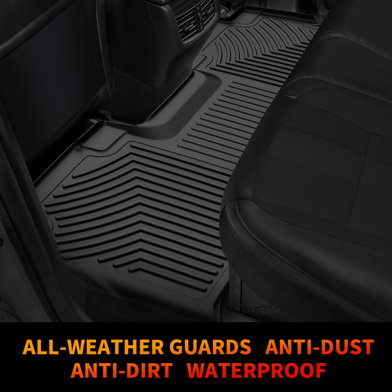 Floor Mats for 2017-2022 Ford F-250 / F-350 Super Duty Crew Cab TPE All-Weather