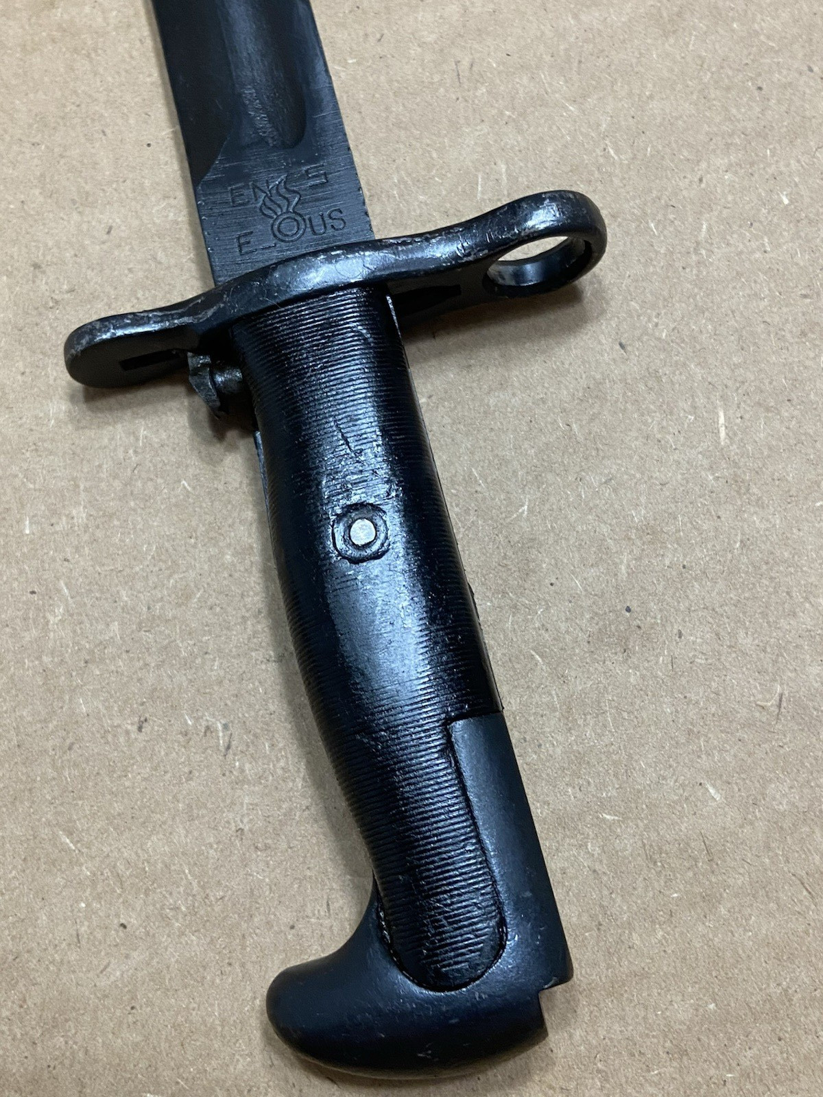 Original M1 Garand bayonet E US marked w/ E-US scabbard also fits 1903 NICE