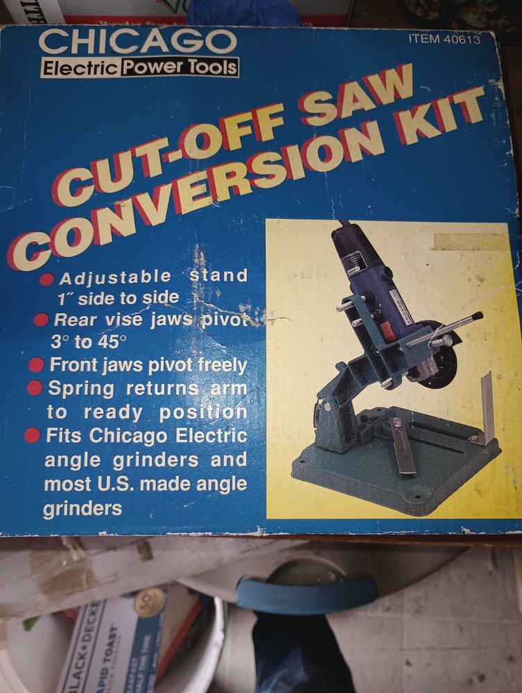 Cutting Stand For 4 Inch Angle Grinders, Cut Off Saw Conversion Kit