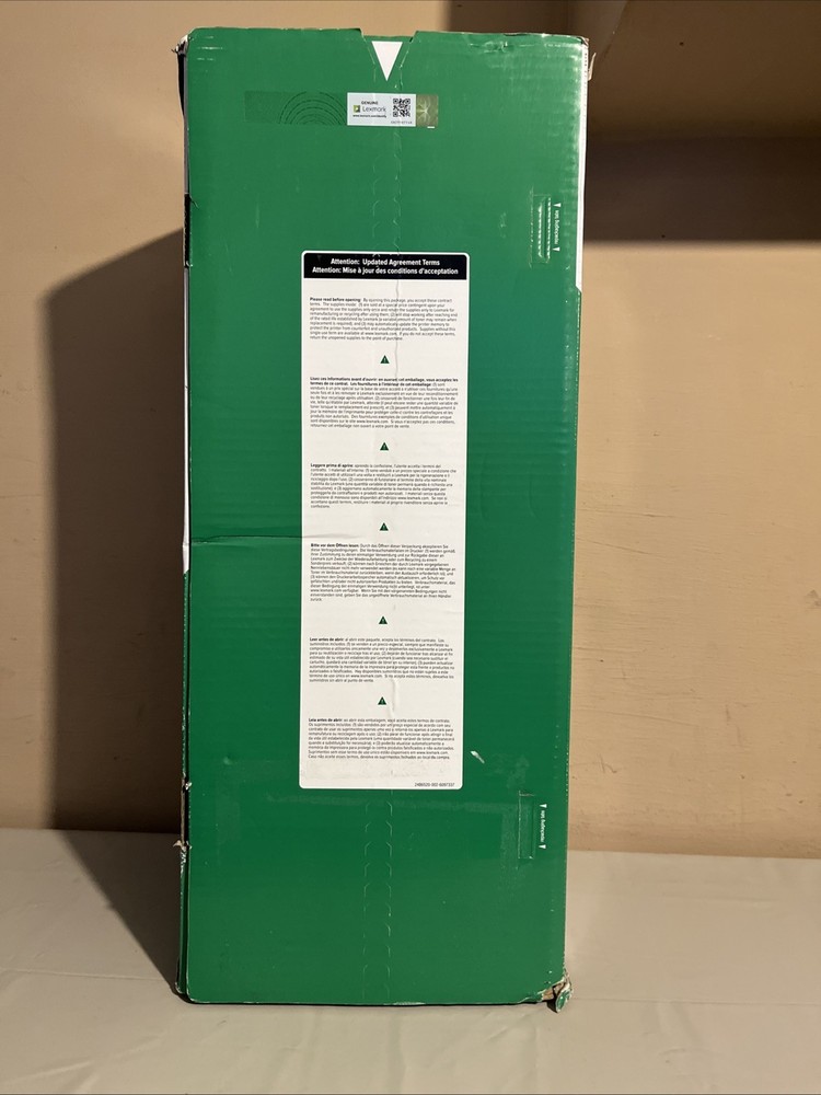 Genuine Lexmark 72K0FK0 Black Return Program Photoconductor Unit Kit Sealed