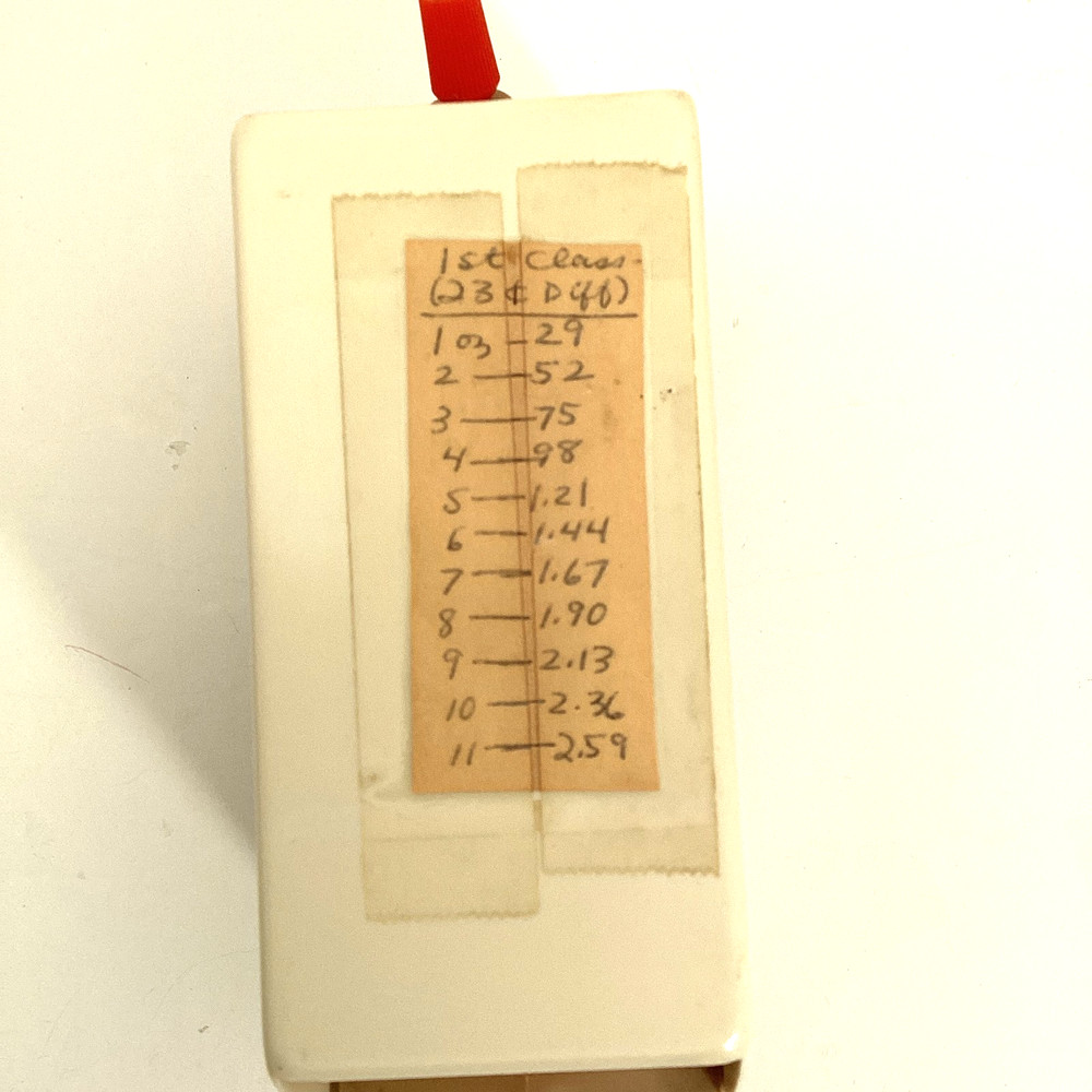 Vintage Sterling Adjustable Postal Scale
