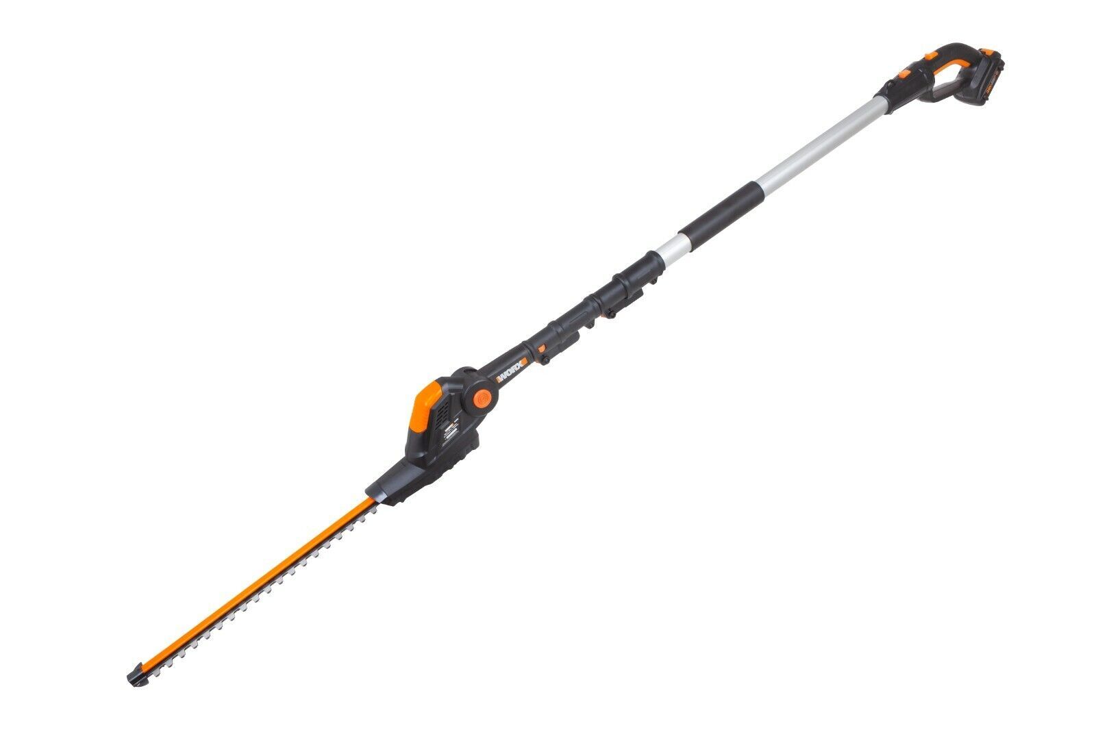 WORX WG252 Cordless 20V 2-in-1 Hedge Trimmer w/ Attachment Capabilities
