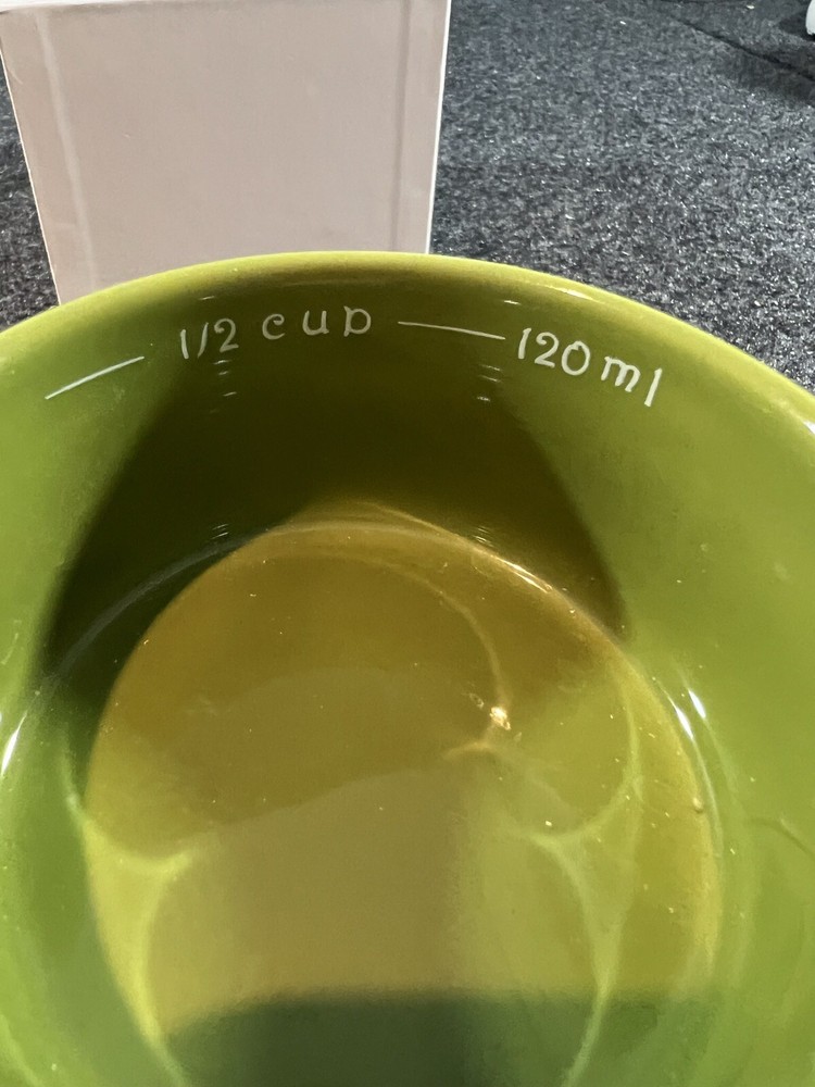 Midwest CBX Measuring Cups Stackable White/green 3 Piece Set