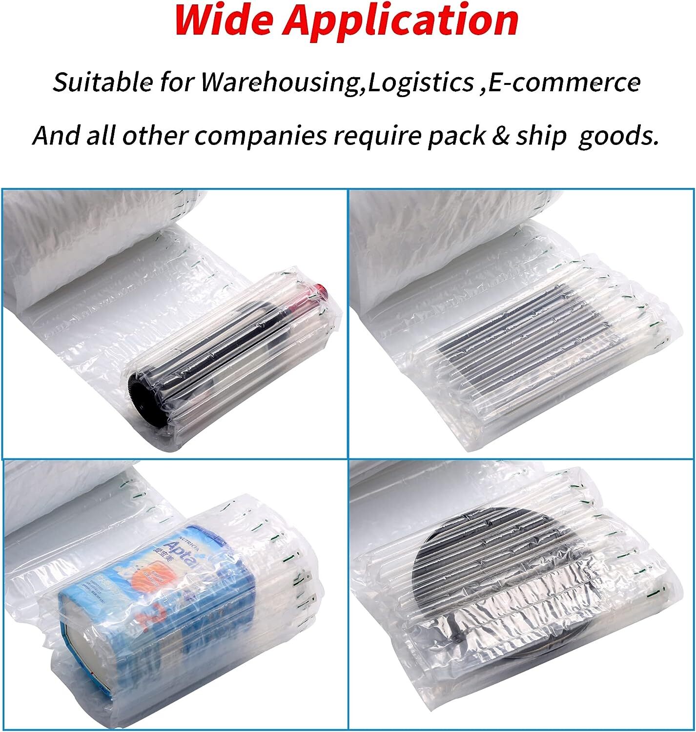 10.5" 12" 18" Bubble Cushioning Wrap Rolls 985Ft Bubble Wine Bottle Protector