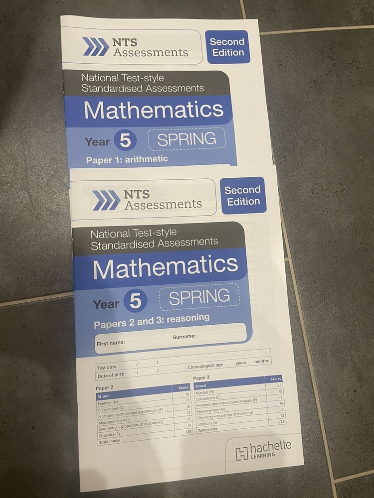 NTS Assessment Maths Yr 5 Spring - SECOND EDITION.