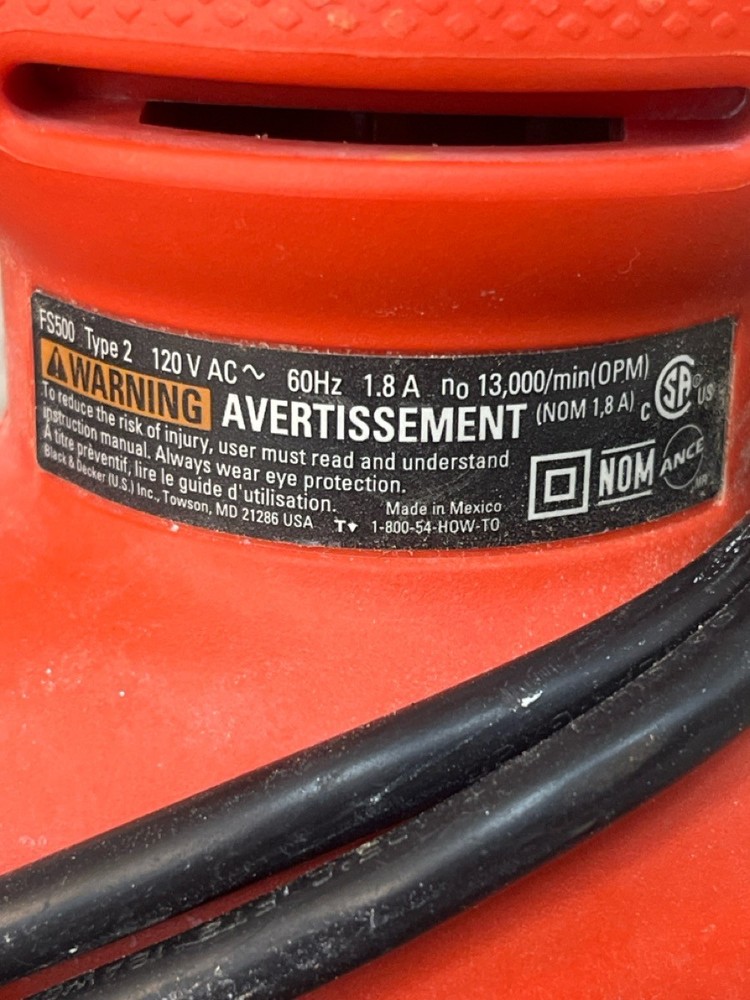 BLACK & DECKER FS500 (PSN038104)