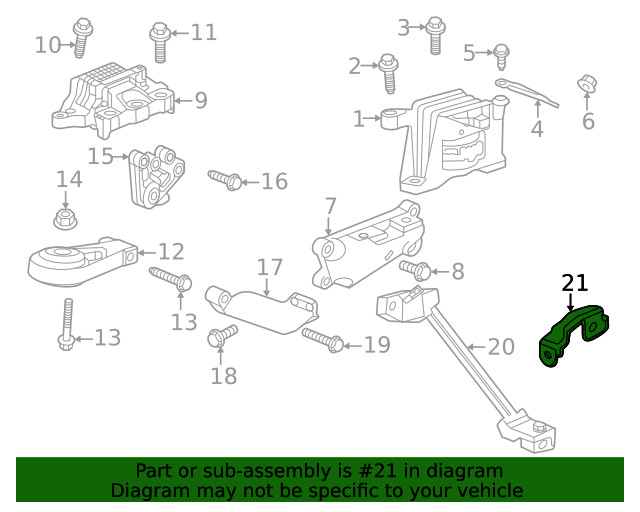 Genuine GM Bracket 42724215