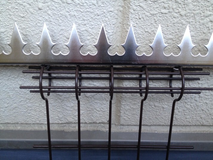 Shinobi GizaGiza Heart Stainless Steel Ninja Deterrent Security Fence Spikes JP