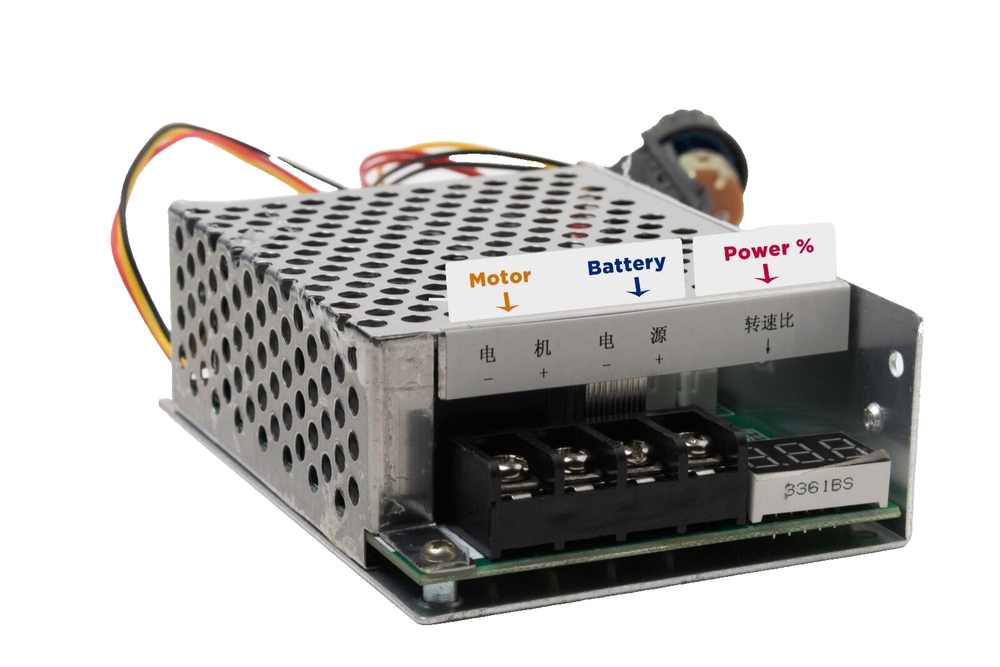 12V 24V 48V 2000W 9-60V 40A DC Motor Reverse Variable Speed Controller PWM HHO