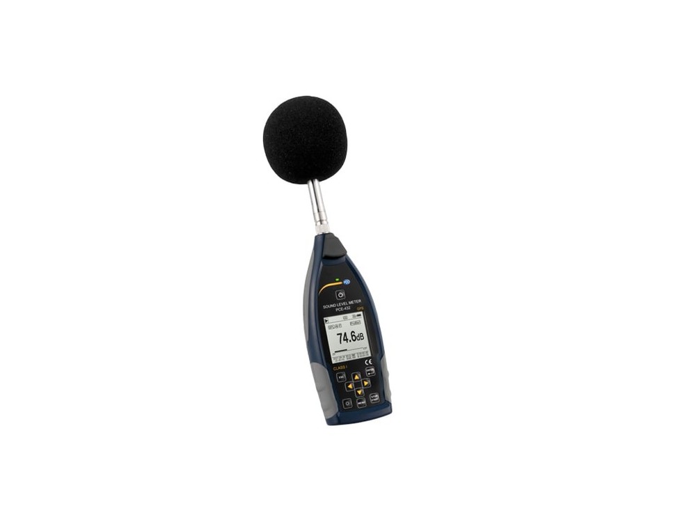 PCE PCE-432 - Class 1 Sound Level Meter with Data Logging and GPS