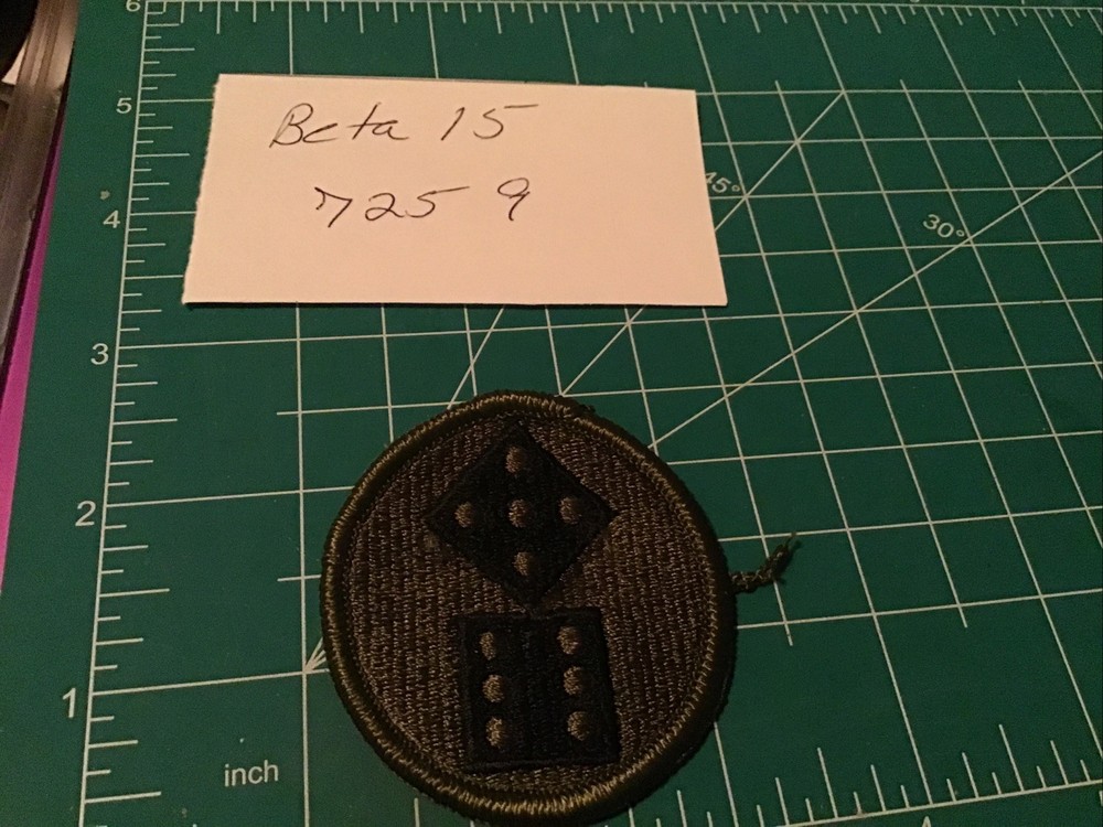 11th U.S. Army Corps Patch Subdued