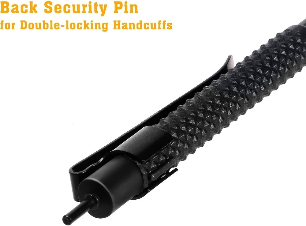 Durable Pocket Handcuff Key - Polymer, Quick Access & Secure Clip - 2 Pack