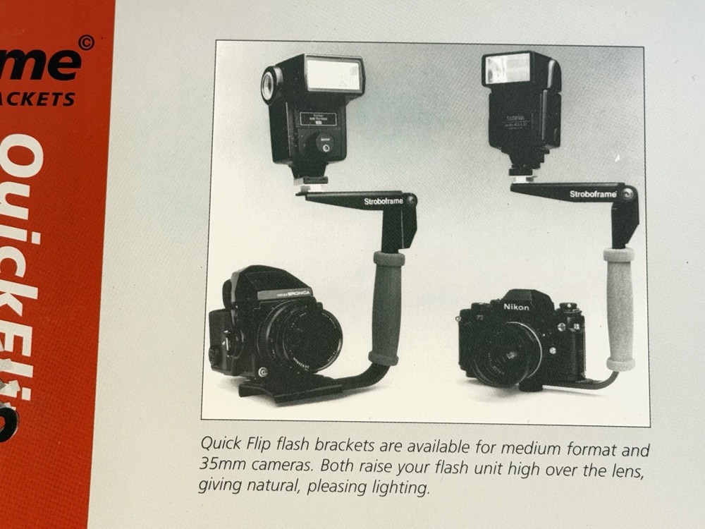 QuickFlip Stroboframe for 35mm SLR 310-635 Professional Flash Bracket