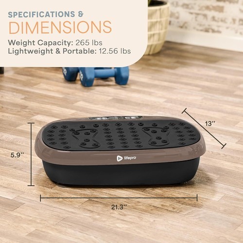 LifePro Vibration Plate Exercise Machine for Muscle Toning and Overall Fitness