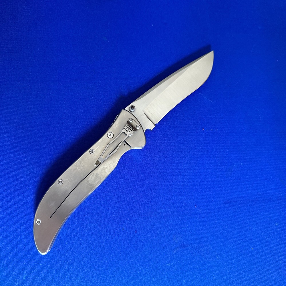 Custom Folding Knife By Custom Knifemaker Larry Chew