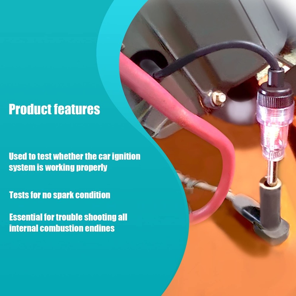 1Pcs Inline Spark Plug Tester, Small Motor Vehicle Engine Ignition, Armature ...