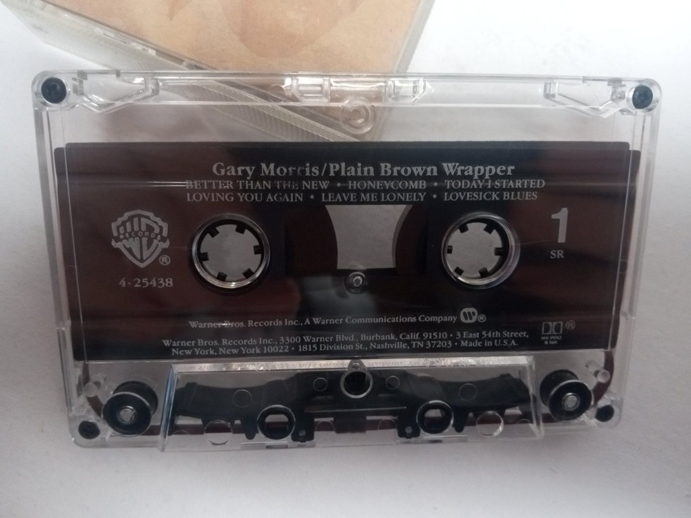 Gary Morris Plain Brown Wrapper Cassette 1986 Warner Bros.