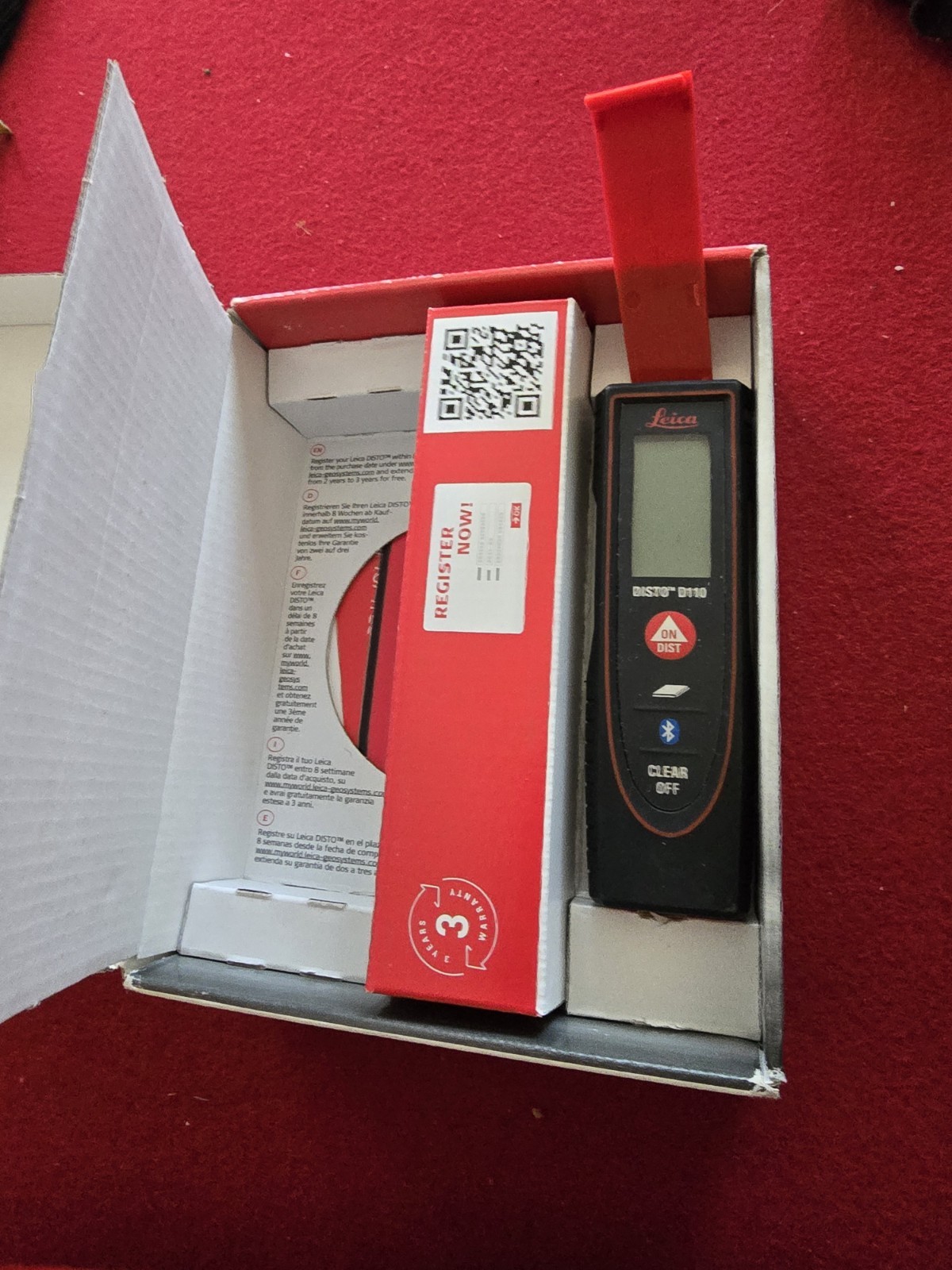 Leica Bluetooth Laser Measure Disto D110
