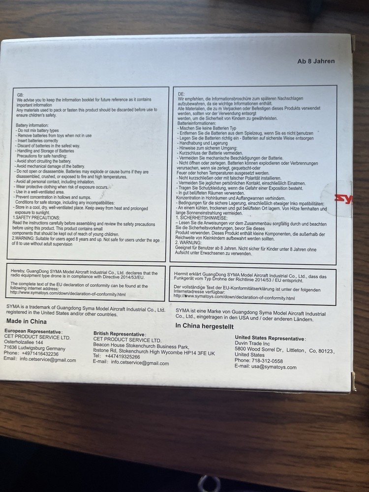 ZYMA X550 Remote Control Drone