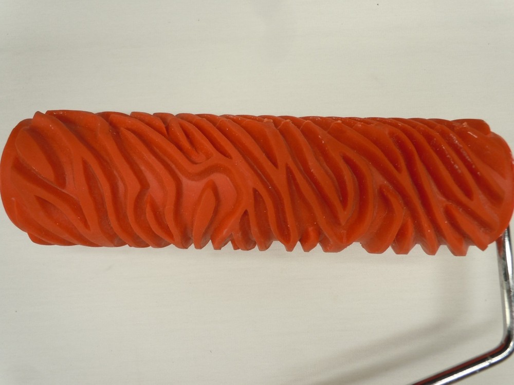 3 Patterned 7" Paint Roller Decorative Embossed Texture Wall Tool Lot