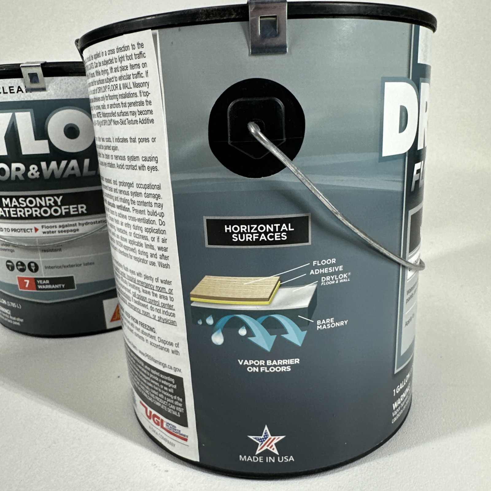 2x Drylok 1 gal. Clear Interior Exterior Floor & Wall Masonry Waterproofer
