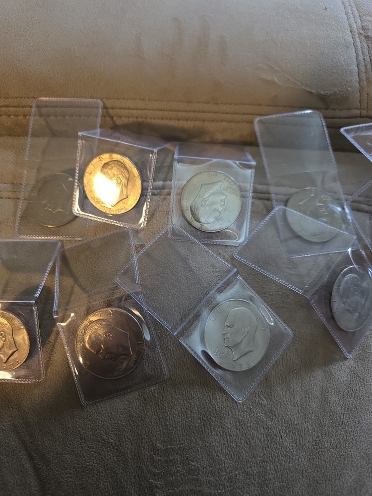 10) random Ike dollars in good condition