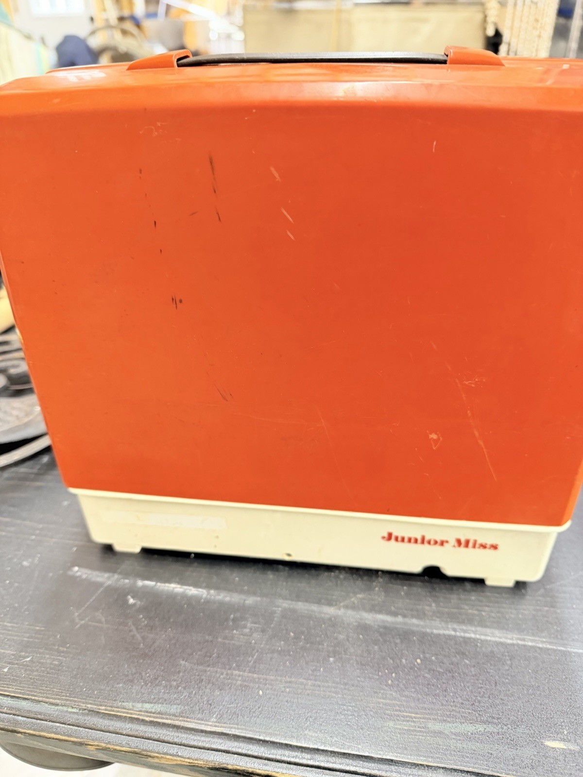 Vintage Singer Junior Miss Child’s Sewing Machine w/ Case & Foot Pedal