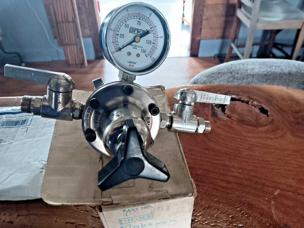 BINKS- Pressure regulator paint pressure tank devilbiss