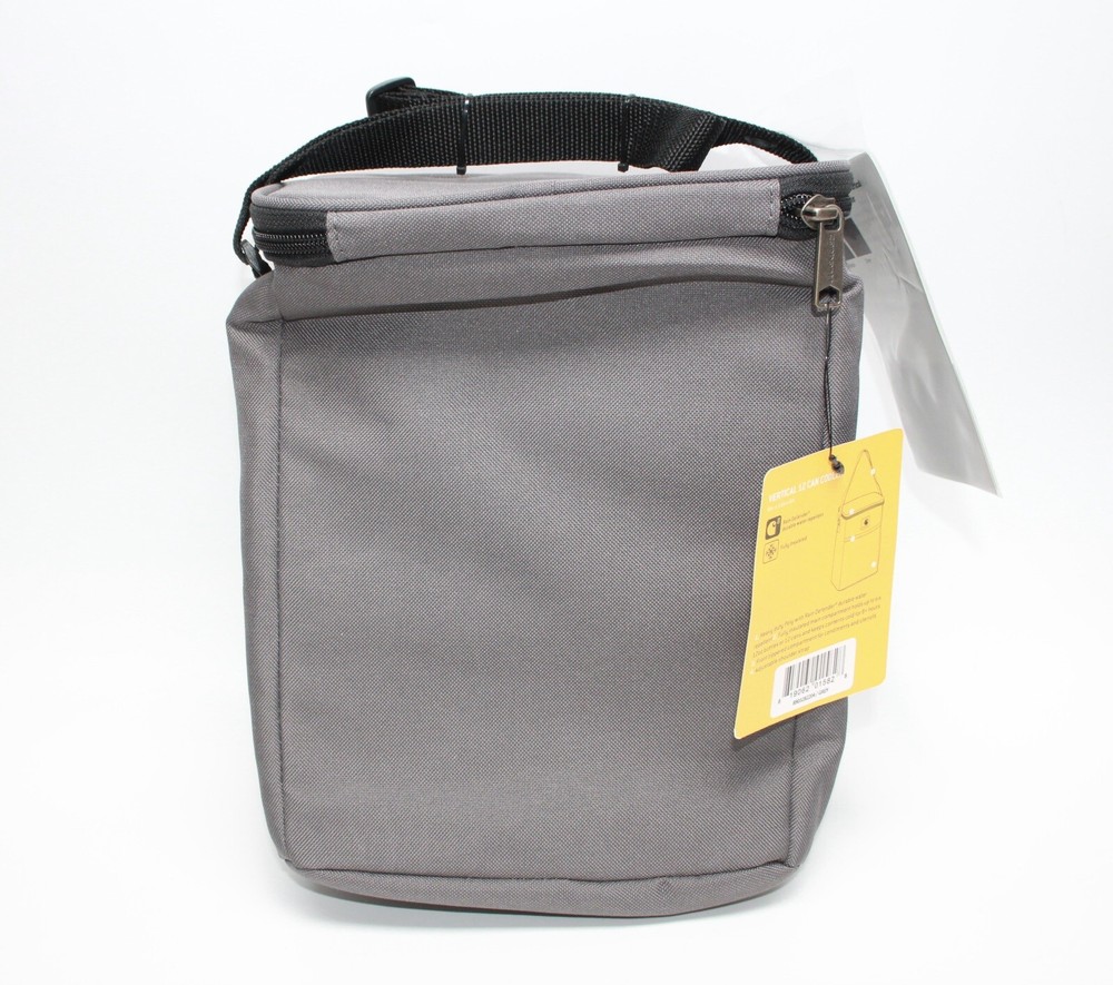 Carhartt Grey Vertical 12 Can Cooler