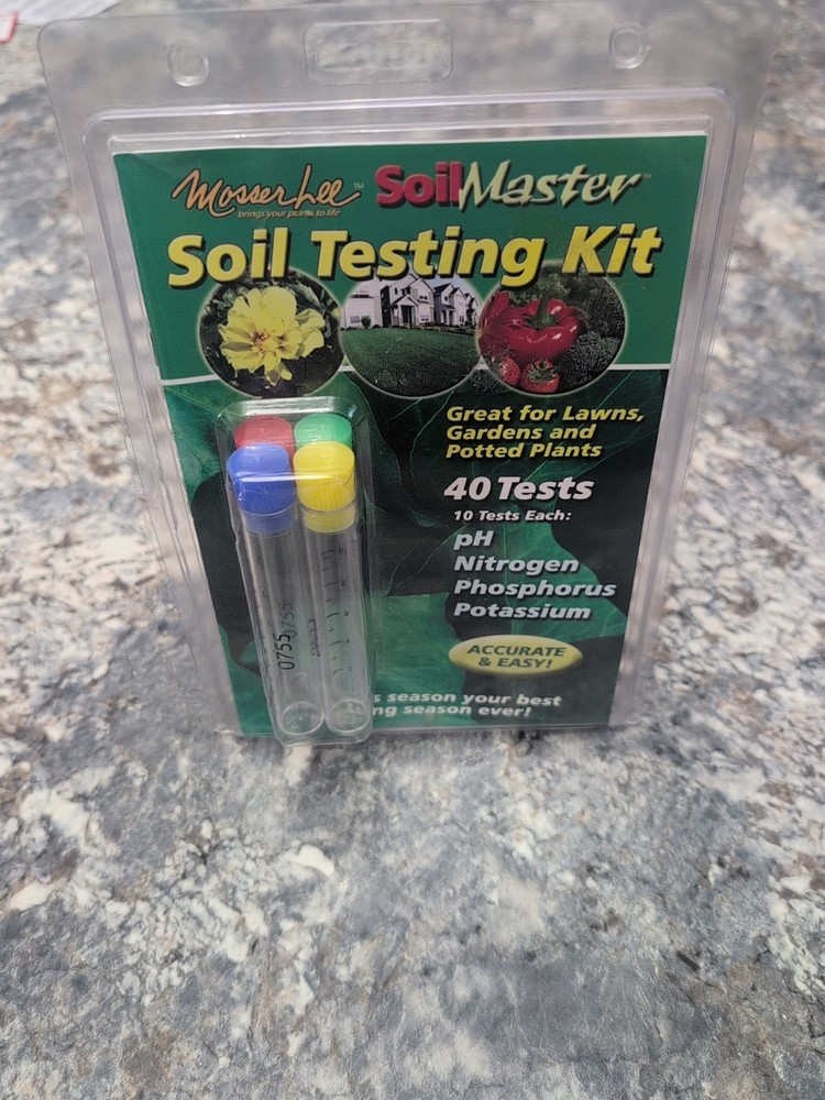 Mosser Lee Soil Testing Kit W/40 Tests 10-TEST-EACH-ELEMENT Accurate Easy to Use