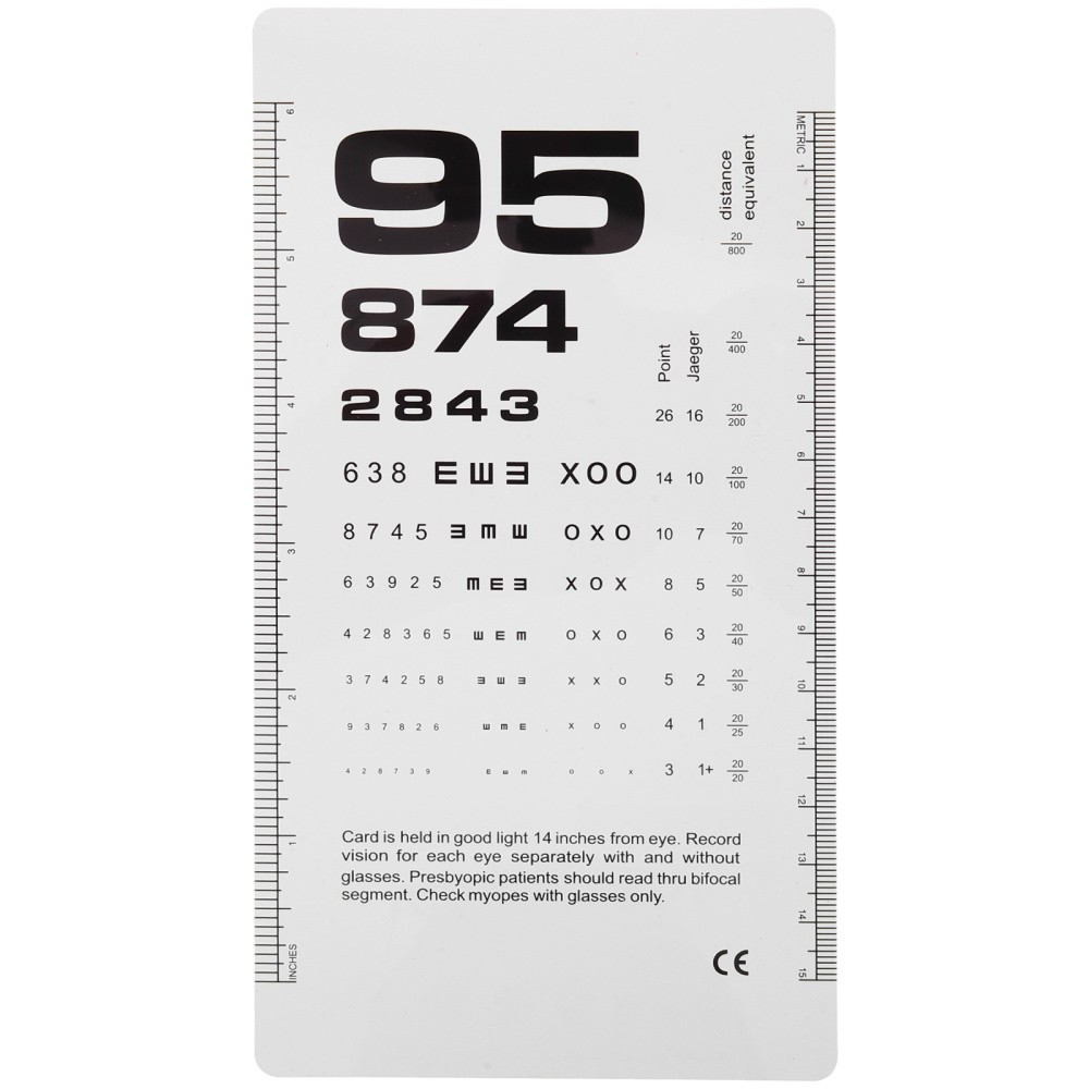 Vision Test Equipment Poster Optician Tools Visual Acuity
