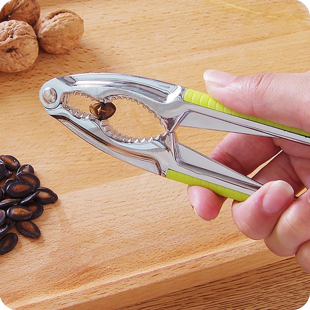 Versatile Nutcracker Tool for Pecans, Walnuts, and Lobster - Comfortable Grip