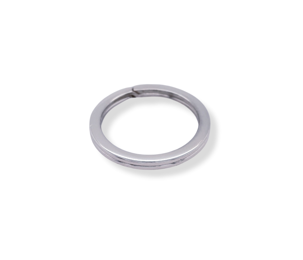 925 Sterling Silver Split Key Ring, Key Chain, 28 or 32mm