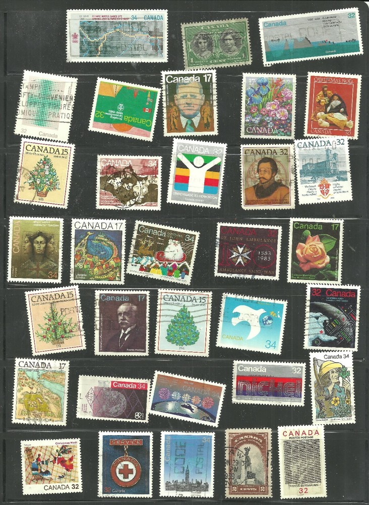 Canada 100 Different Commemoratives Plus Three 100+ Years Old
