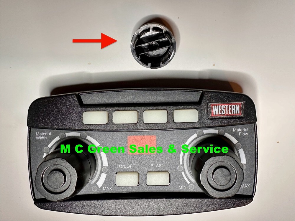 NEW WESTERN TORNADO STRIKER FLEETFLEX REPLACEMENT KNOB FOR SPREADER CONTROLLER