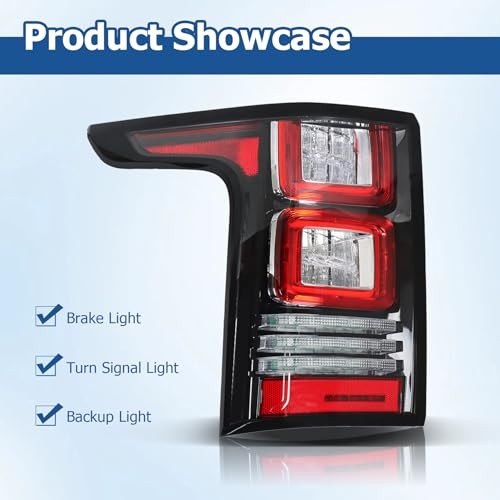 Left Side Tail Light Replacement for Range Rover L405 2013-2017 Rear Tail