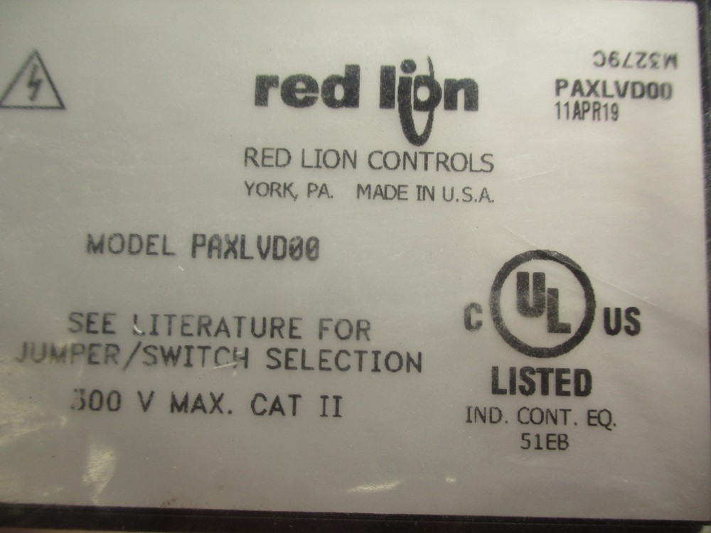 Red Lion PAXLVD00 Digital Panel Meter