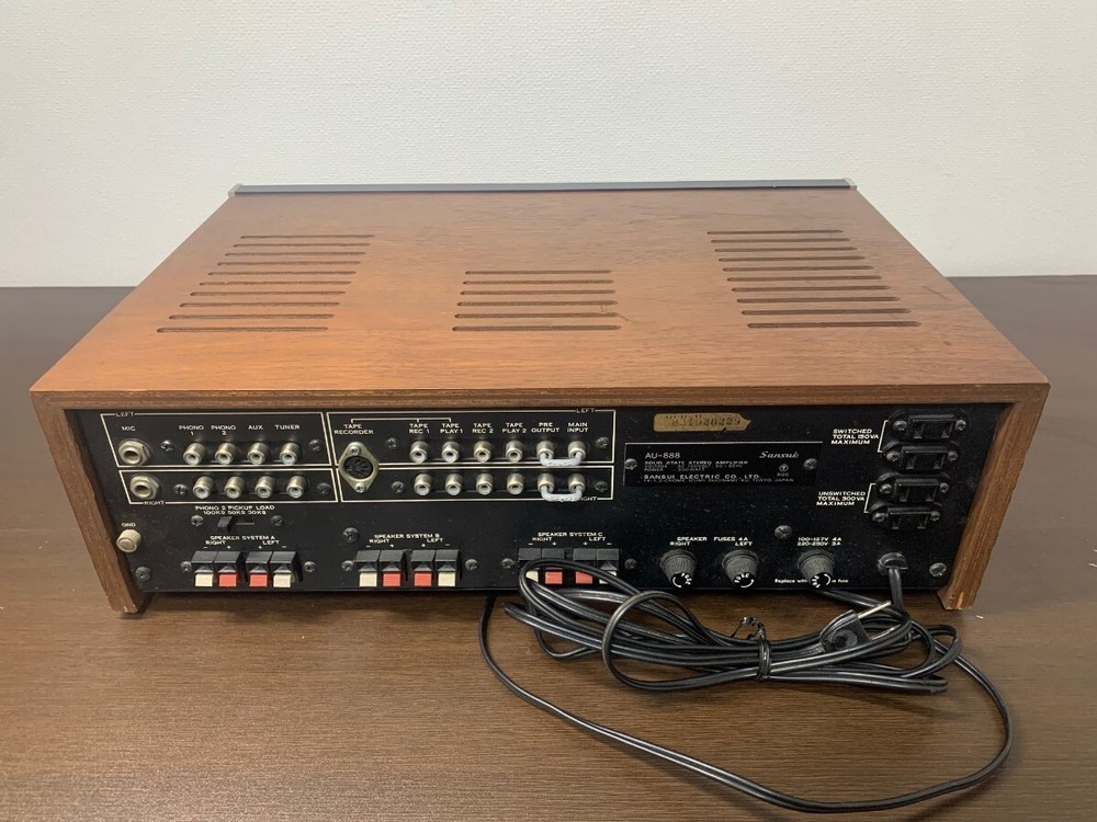SANSUI AU-888 Solid State Audio Transistor Stereo Amplifier...